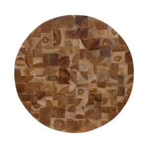Διακόσμηση Τοίχου από ξύλο Sorenαπόe Boho Pako World φυσικό 60x60x6 cm