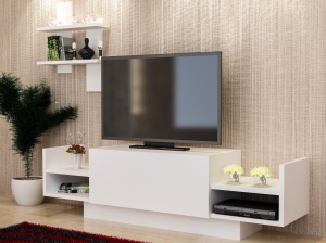 Έπιπλο TV Bahar-Λευκό - Img 2