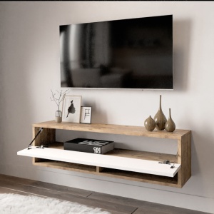 Έπιπλο TV FR13 Athlantic Pine-Λευκό - Img 5