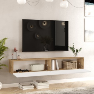 Έπιπλο TV FR8 Athlantic Pine-Λευκό - Img 4