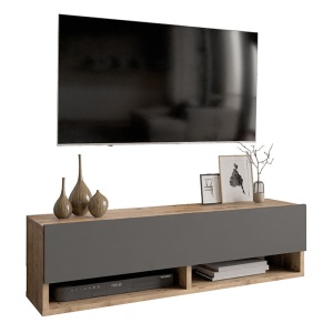 Έπιπλο TV Handra Ανθρακί 100x31.5x29 cm