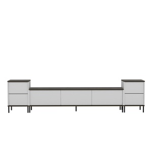 Έπιπλο TV Imaj Λευκό 180x45.2x35 cm - Img 9