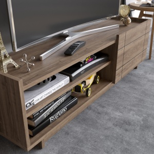 Έπιπλο TV Valantina Walnut - Img 3