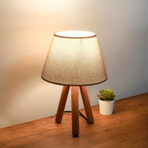 Επιτραπέζιο φωτιστικό AYD-3168 Μπεζ 22x14x30 cm
