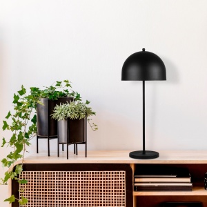 Επιτραπέζιο φωτιστικό Can Μαύρο 58x24 cm