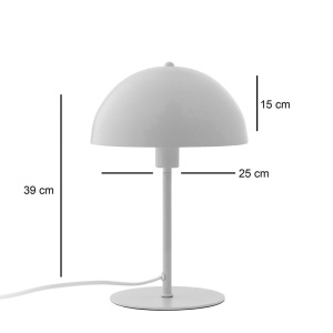 Επιτραπέζιο φωτιστικό Desker E27 μέταλλο κρεμ 25x25x39 cm - Img 3
