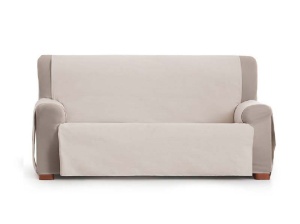 Κάλυμμα Καναπέ 3 Θέσεων, Garona Μπεζ, 150 cm (Μικροΐνα)