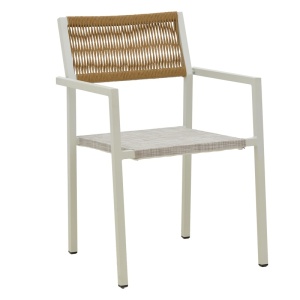 Καρέκλα κήπου Savor Λευκό 55x58x63 cm