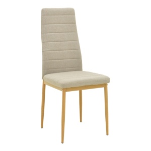 Καρέκλα Parker Μπεζ 39.5x48x95 cm