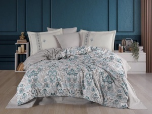 Κλινοσκεπάσματα Anabel Turquoise (Βαμβάκι 100% Poplin)