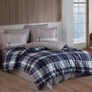 Κλινοσκεπάσματα Aura Blue (Σατέν Deluxe)