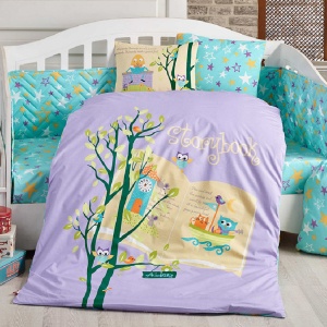 Κλινοσκεπάσματα Bebe Dreamclock Λιλά (Βαμβάκι Poplin)