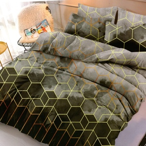 Κλινοσκεπάσματα Geometric Grey 6 Τεμάχια (Finet)