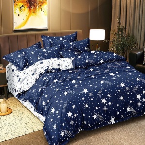 Κλινοσκεπάσματα Star Comet Blue (Σατέν Βαμβάκι)