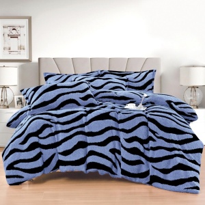 Κλινοσκεπάσματα Zebra V108 με λάστιχο 180x200 cm, 4 Τεμάχια (Cocolino)