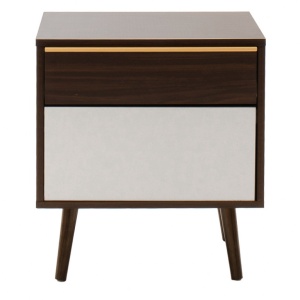 Κομοδίνο Nastia Dark Walnut 48x39x53 cm - Img 4