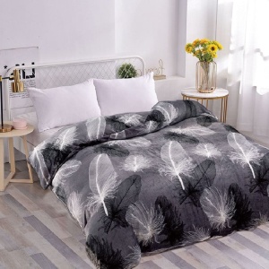 Κουβέρτα Cocolino Black Palm 200x230 cm