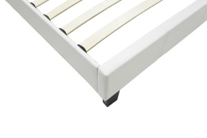 Κρεβάτι μονό 100x200 cm Nevil 141 Λευκό ματ - Img 6