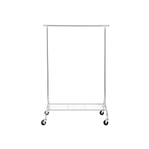 Κρεμάστρα ρούχων με ρόδες Songmics Ασημί 102x39x6.5 cm