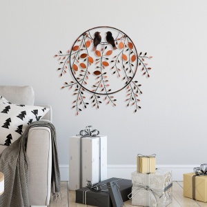 Μεταλλικός πίνακας Love Πολύχρωμος 75x86 cm