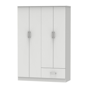 Ντουλάπα dormitor Karter Pako World Λευκό 121x48x180 cm