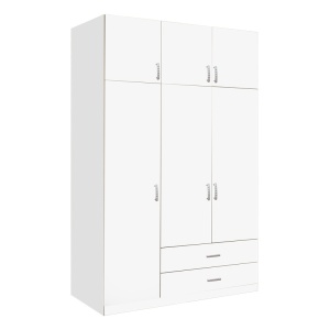 Ντουλάπα dormitor Royal Pako World Λευκό 150x58x230 cm