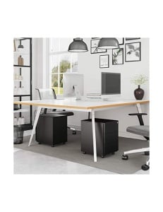 Ντουλάπα Κλείσιμο με cheie, Songmics, 39 x 45 x 55 cm, 3 Συρτάρια, OFC63BK, Μαύρο - Img 4