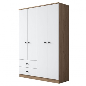 Ντουλάπα BA108-2067 Walnut-Λευκό - Img 10