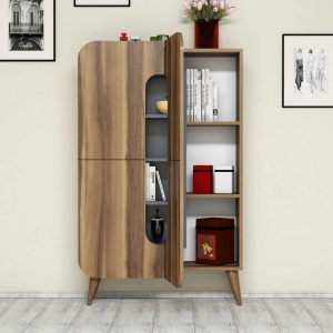 Ντουλάπα Diverse Mine Walnut-Blue - Img 3