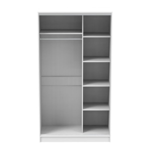 Ντουλάπα dormitor με Καθρέφτη Korredor Pako World Λευκό 120x60x220 cm - Img 4