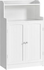 Ντουλάπι Μπάνιου Vasagle Λευκό 60x30x110 cm