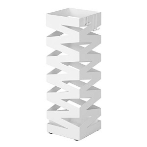 Ομπρελοθήκη, Songmics, Λευκό, 15.5x15.5x49 cm - Img 2