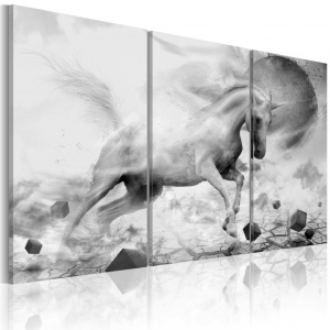 Πίνακας - A unicorn on the edge of the world 90x60 cm