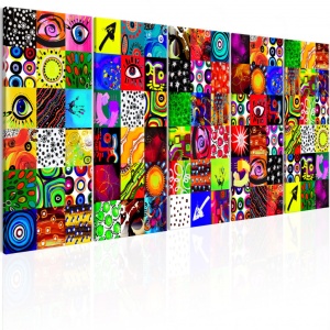 Πίνακας - Colourful Abstraction 225x90 cm