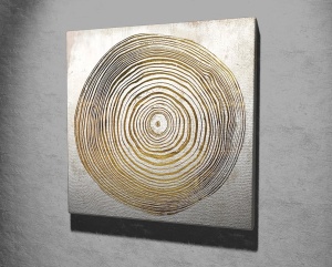 Πίνακας KC161 Πολύχρωμος 45x45x3 cm