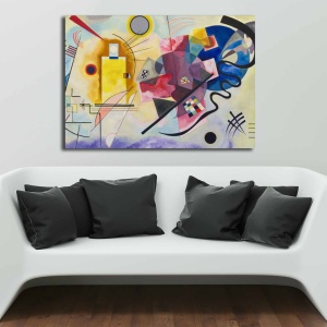 Πίνακας Rainbow Horizon Πολύχρωμος 70x100 cm
