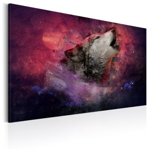 Πίνακας - Time of Wolves 90x60 cm
