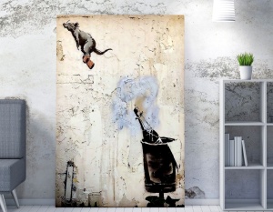 Πίνακας WY117 Πολύχρωμος 50x70x2 cm