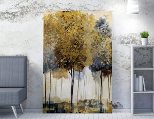 Πίνακας WY229 Πολύχρωμος 50x70x2 cm