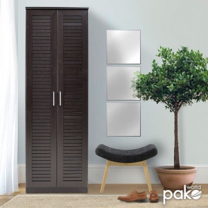 Παπουτσοθήκη Sante 21 Ζευγάρια Wenge 60x37x183 cm - Img 2