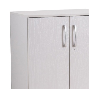 Παπουτσοθήκη Shordo λευκή μελαμίνη-Δρυς 60x40.5x80 cm - Img 3