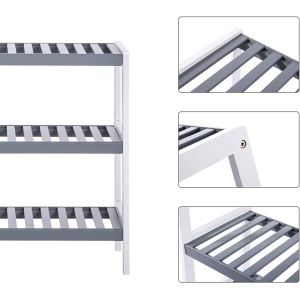 Παπουτσοθήκη Songmics Γκρι 70x55x26 cm - Img 5