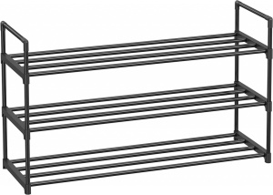 Παπουτσοθήκη, Songmics, Μαύρο, 92x30x54 cm - Img 2