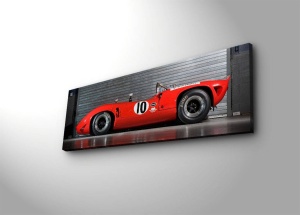 Πίνακας με LED 3090DACT Πολύχρωμο 30x90x3 cm - Img 4