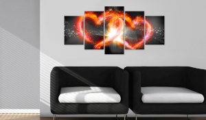Πίνακας - Flame of love 100x50 cm - Img 2
