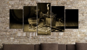 Πίνακας - Gentlemen's Evening II 100x50 cm - Img 2