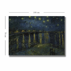 Πίνακας Rainbow Athena Πολύχρωμος 70x100 cm - Img 3