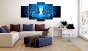 Πίνακας - Sapphire Kiss 200x100 cm - Img 2