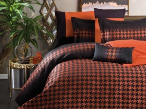 Πλήρες σετ Dazzle Orange-Μαύρο, με 8 τεμάχια (Βαμβάκι 100%)