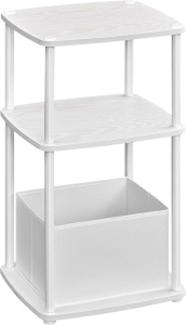 Πλαϊνό τραπεζάκι Songmics Λευκό 34x30x58 cm